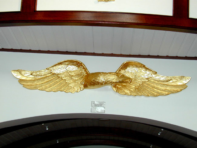 The “Bellamy Stylized“ Eagle Hand Carved by Joseph Uranker of Martha's Vineyard
